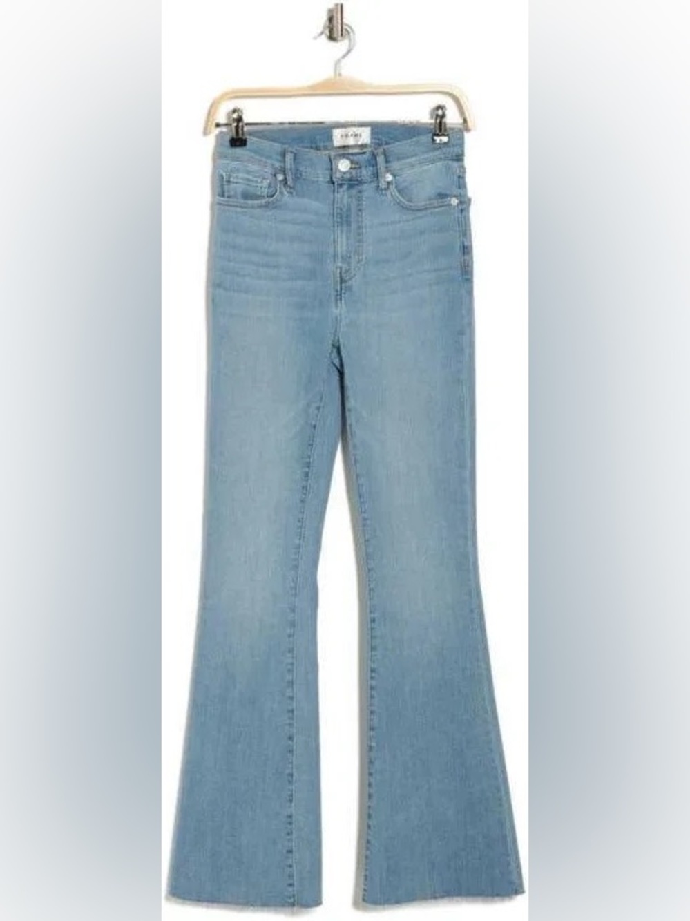 Frame Le Easy Light Wash Flared Jeans